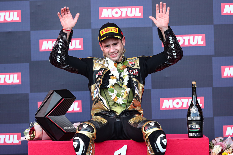Alvaro Bautista feierte in der Superbike-WM seinen größten Triumph