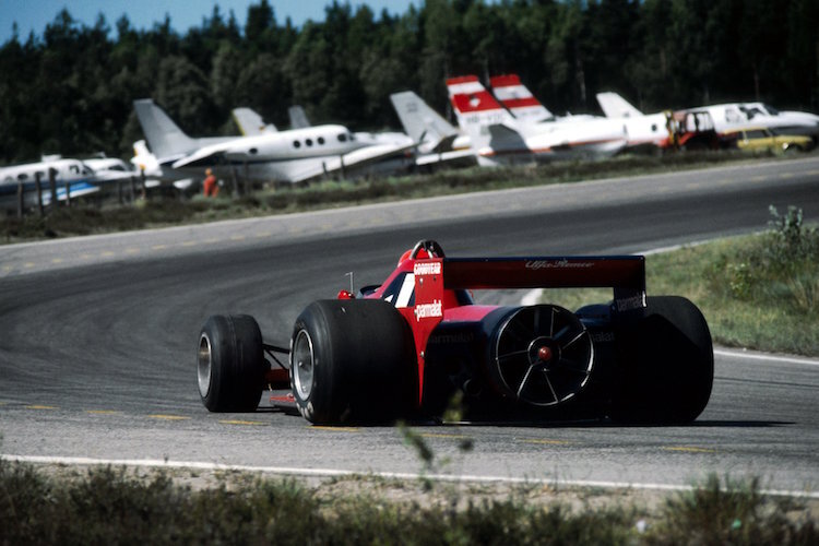 Niki Lauda mit seinem Brabham-Alfa in Schweden 1978