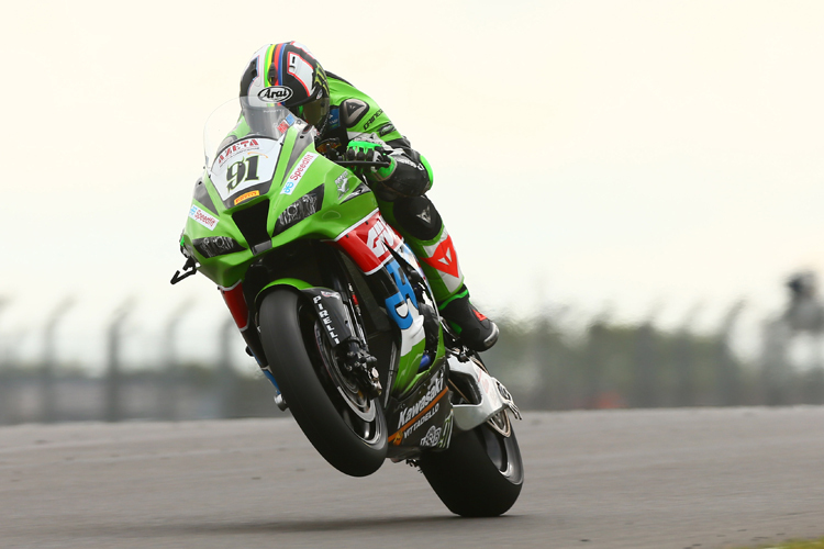 Leon Haslam in Donington Park