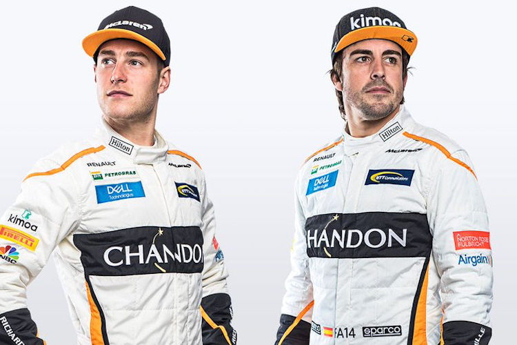 Stoffel Vandoorne  und Fernando Alonso  