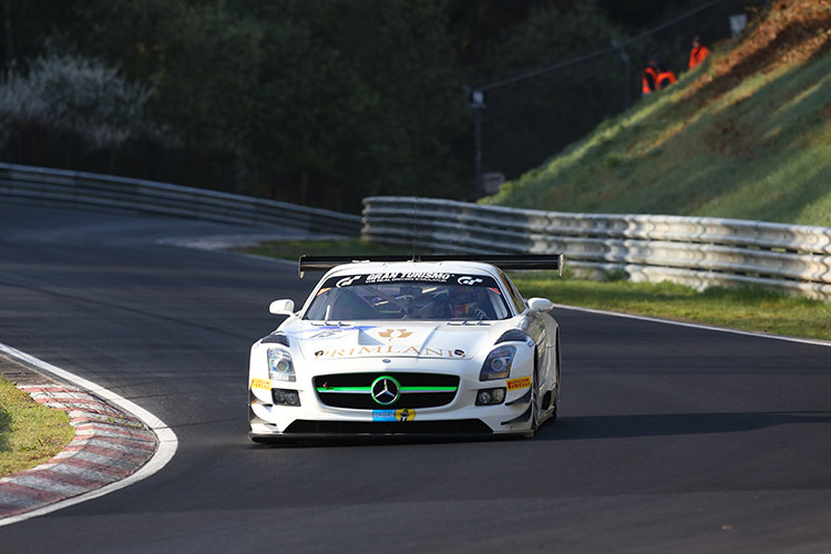 Pole Position für den HTP Motorsport Mercedes-Benz SLS AMG GT3