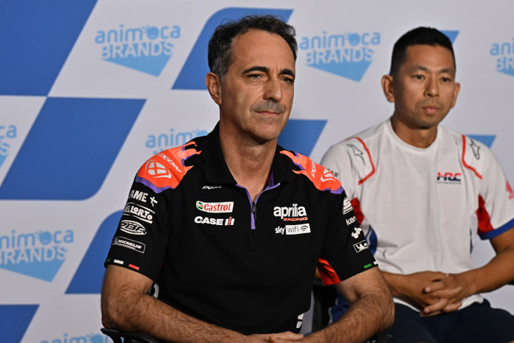 Romano Albesiano (im Hintergrund Takeo Yokoyama, bisheriger Honda-Projektleiter)