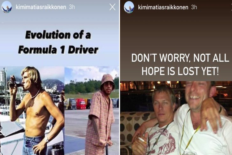 Der Post von Kimi Räikkönen