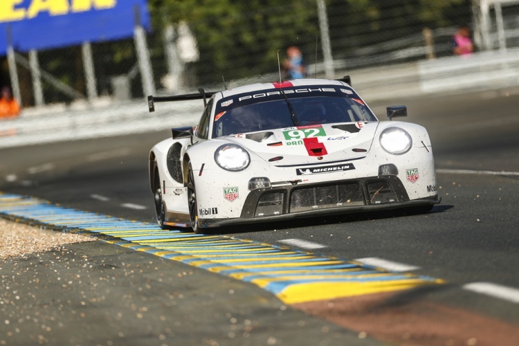 GTE-Bestzeit beim Vortest zu den 24h Le Mans für den Porsche 911 RSR