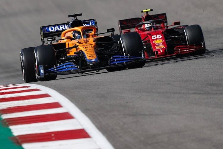 Daniel Ricciardo gegen Carlos Sainz