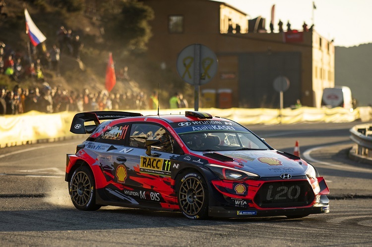 Thierry Neuville siegte bei der letzten Rallye Spanien 2019