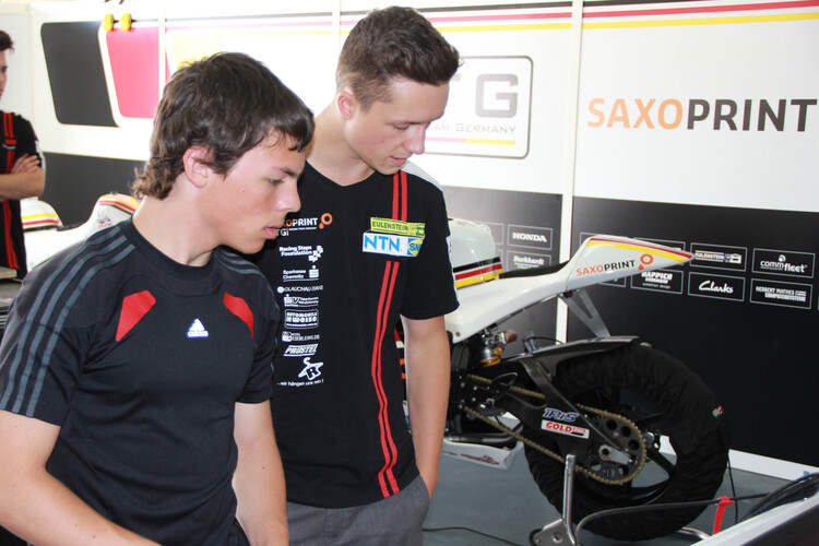 CEV 2013: Max Kappler mit seinem Teamkollegen Christoph Beinlich