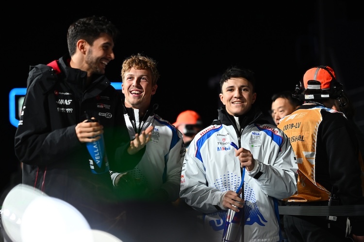 Ocon, Lawson, Hadjar