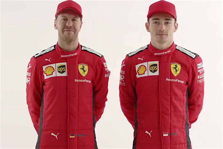 Vettel und Leclerc im 2020er Overall
