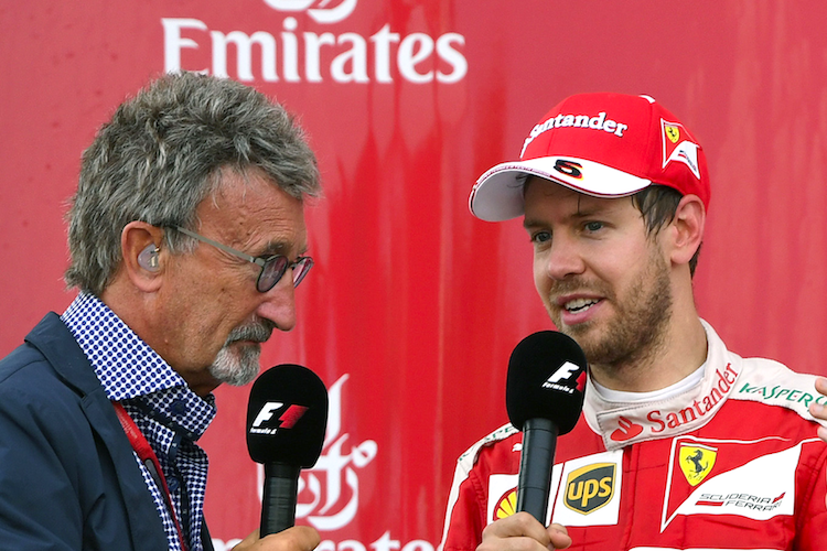 Eddie Jordan und Sebastian Vettel
