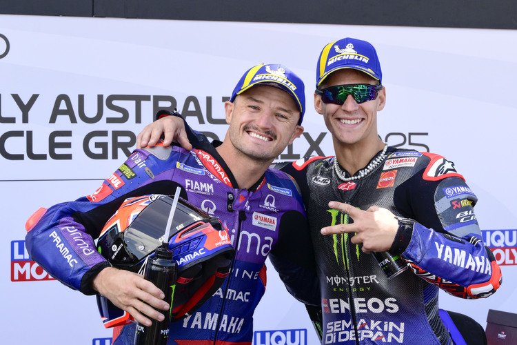 Jack Miller kam vor Fabio Quartararo ins Ziel