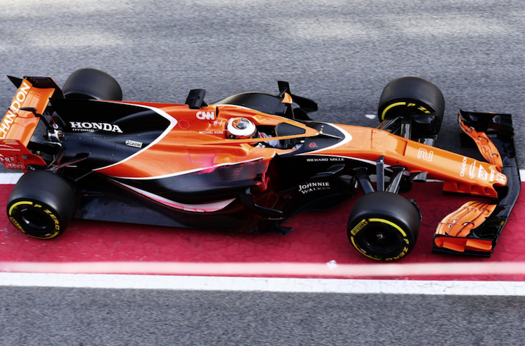 So könnte ein gefälliger Halo am McLaren-Honda aussehen