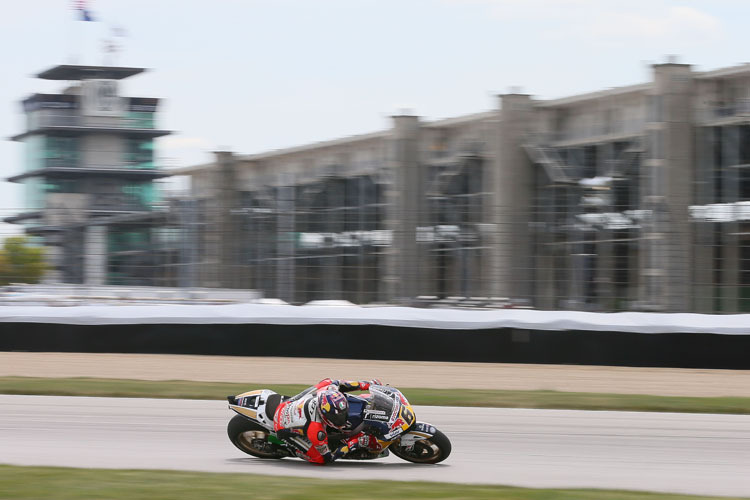 Stefan Bradl auf dem Indianapolis Motor Speedway: Auch 2014 gastiert die MotoGP-WM