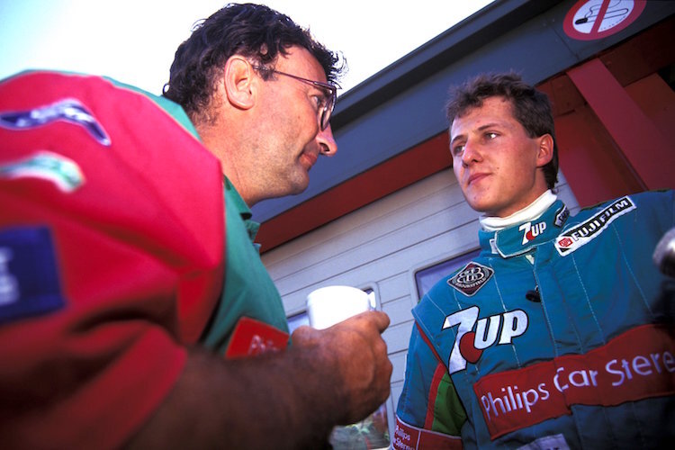 Eddie Jordan und Michael Schumacher