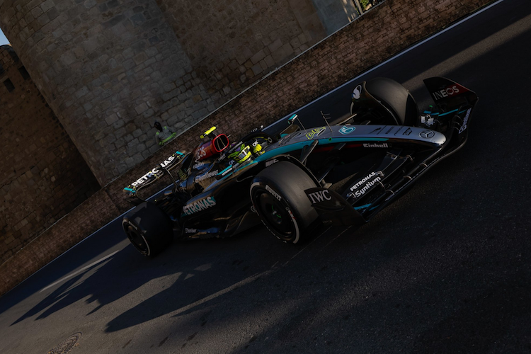 Lewis Hamilton in Baku