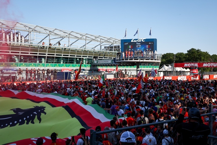 Volles Haus und große Fahne: Die WEC in Monza war ein Motorsport-Fest