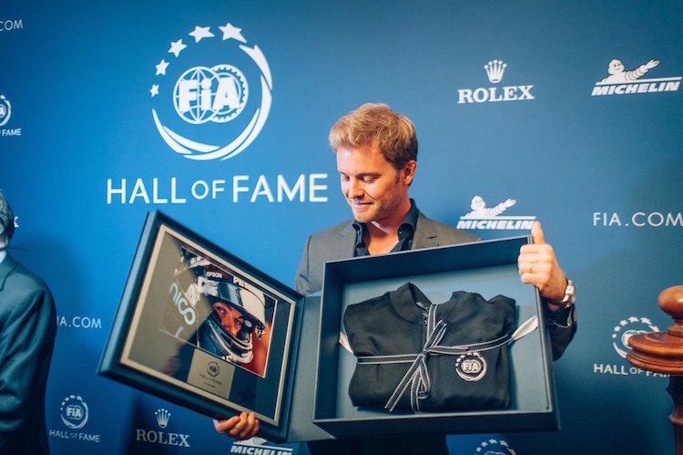 Nico Rosberg bei den Feierlichkeiten zur Einweihung der FIA Hall of Fame
