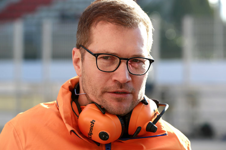 McLaren-Teamchef Andreas Seidl bei den Wintertests im vergangenen Februar
