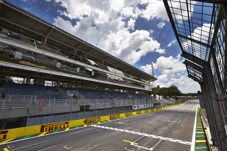 Der Rundkurs in Interlagos ist bereit für die 32. GP-Austragung