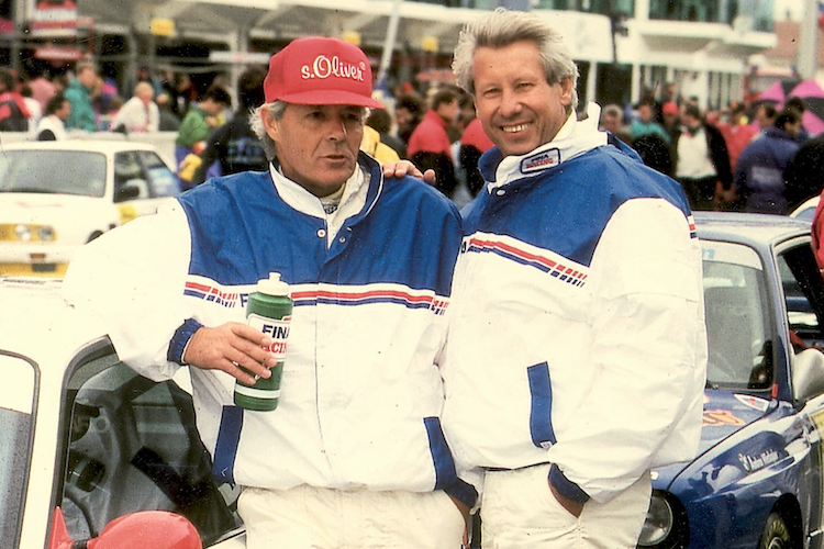 Rainer Braun und Karl Senne 1993 am Nürburgring