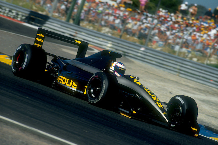 1990: AGS JH25-Ford mit Yannick Dalmas