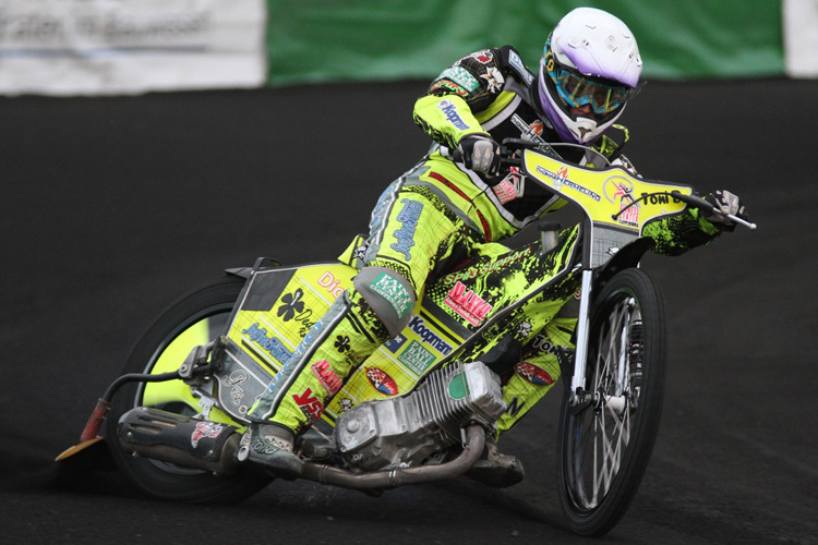 René Deddens ist im Speedway-U21-EM-Finale in Güstrow einer von zwei Deutschen