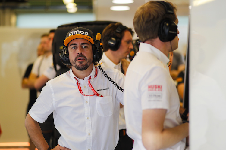 McLaren-CEO Zak Brown mit seinem früheren Schützling Fernando Alonso