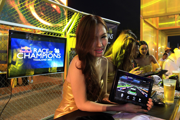 Das «Race of Champions» war 2012 in Bangkok zu Gast