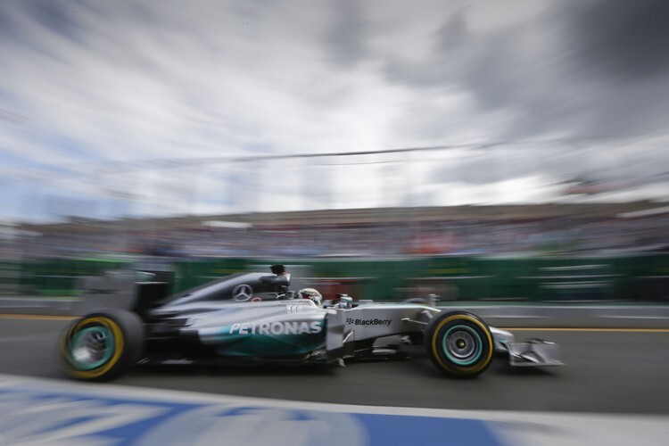 Lewis Hamilton beim Rennen in Australien