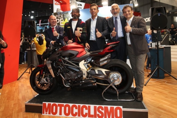 The most beautiful motorcycle of the show: Dieses Jahr ist es die MV Agusta Brutale 1000 Serie Oro