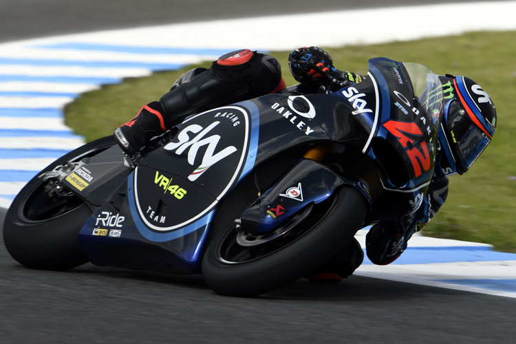 Francesco Bagnaia verteidigte in Jerez seine Moto2-WM-Führung