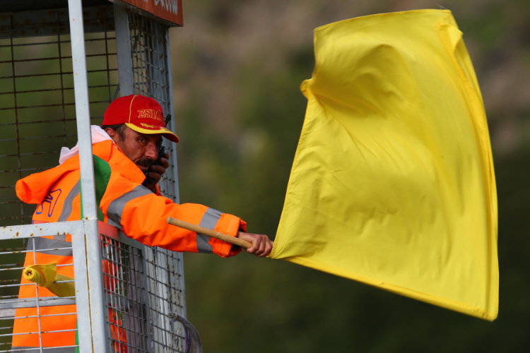 Unter gelber Flagge erzielte Zeiten werden in der Superpole gestrichen