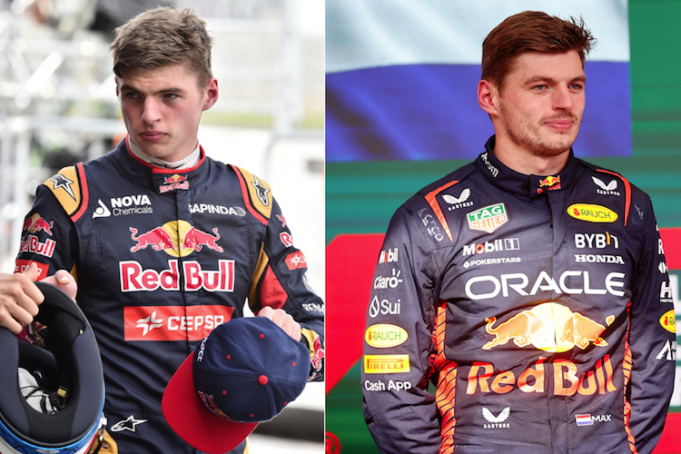 Max Verstappen 2015 und 2023