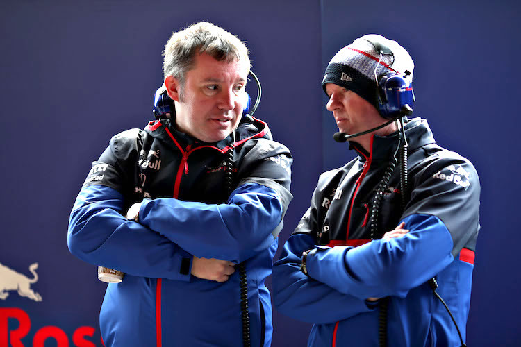Jody Egginton (links) mit Team-Manager Graham Watson