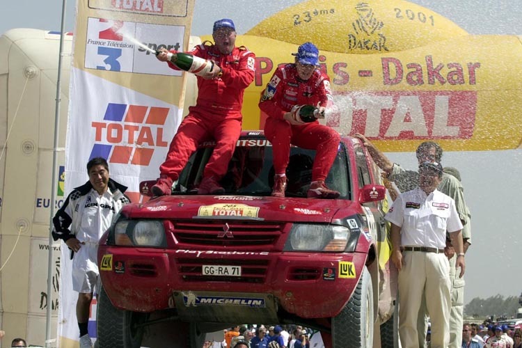 2001 gewann sie die Rallye Dakar