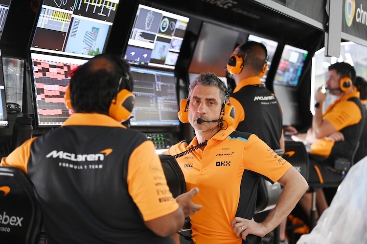 McLaren-Teamchef Andrea Stella ist zuversichtlich, dass McLaren mit dem Mercedes-Motor gut aufgestellt ist – aber das reicht nicht, um ganz vorne mitzukämpfen, wie er betont
