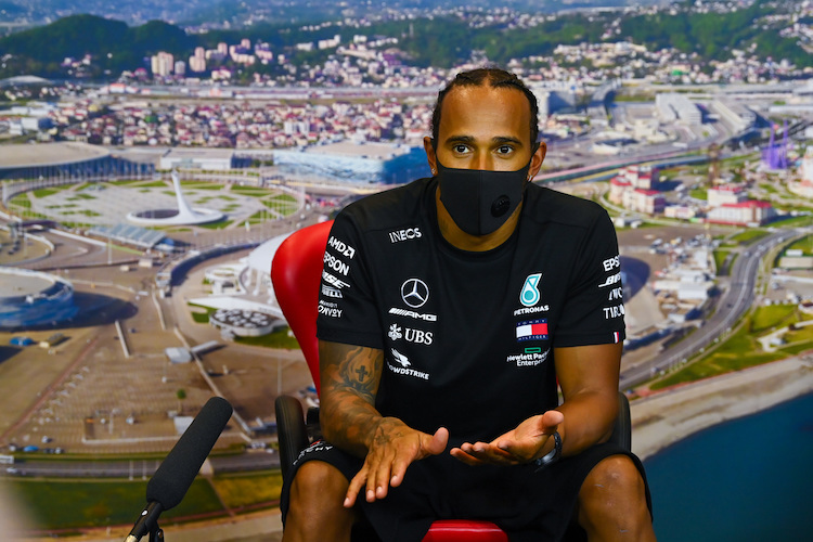 Lewis Hamilton 2020 in Sotschi