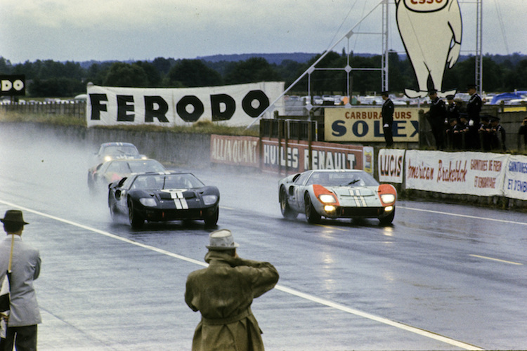 Der Ziel-Einlauf von Le Mans 1966