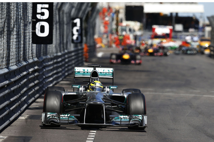 Nico Rosberg kam in Monaco mit seinen Reifen gut zurecht