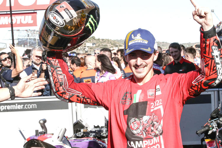 Ziel MotoGP-Titel: Dank Pecco Bagnaia erreicht