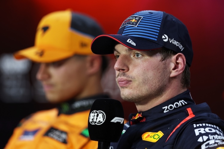 Max Verstappen und Lando Norris