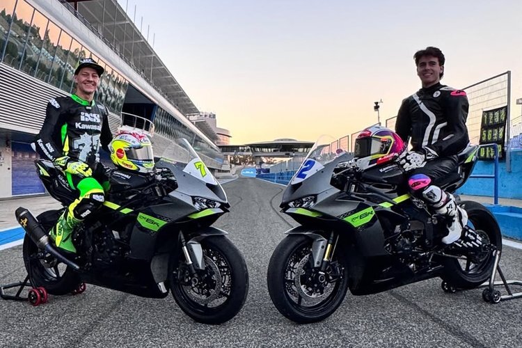 Dominique Aegerter und Jeremy Alcoba