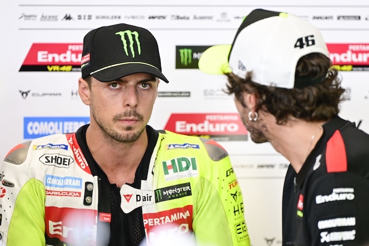 «Diggia» mit Teambesitzer Valentino Rossi