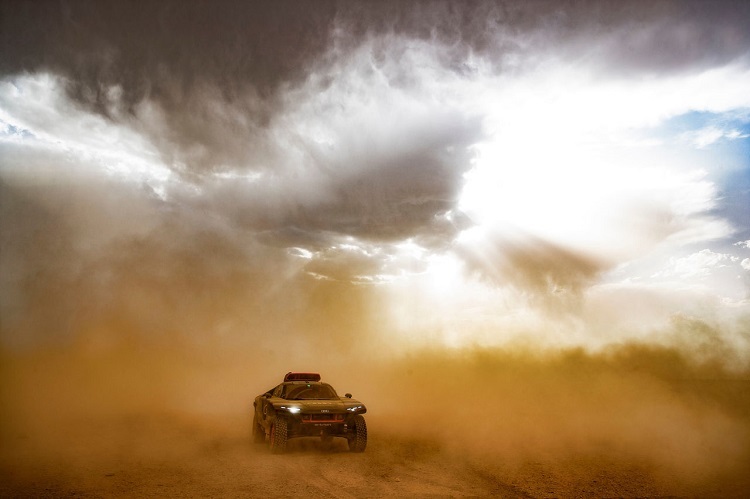 Sandstürme behinderten den Audi-Test