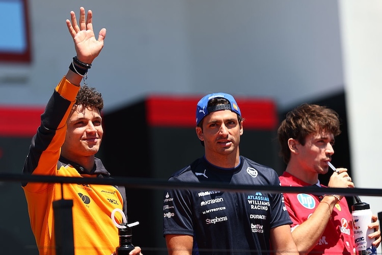 Lando Norris und Carlos Sainz