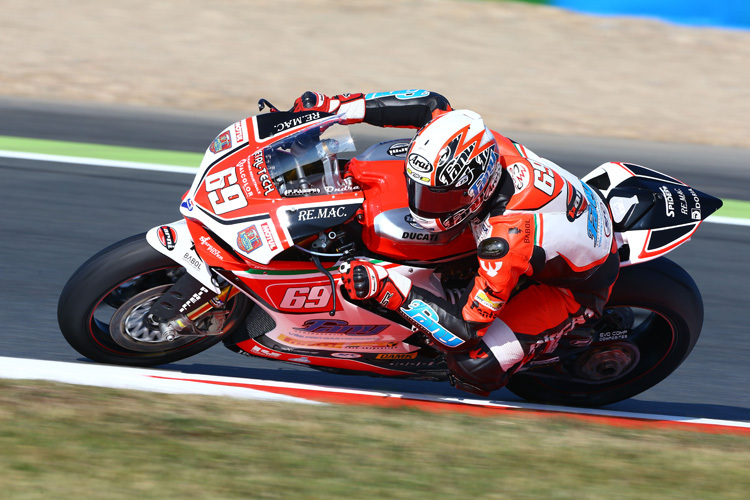 Ondrej Jezek ist bester Ducati-Pilot im Superstock-Cup