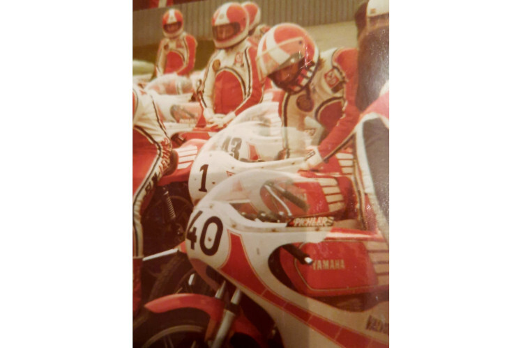 Martin Wimmer (Startnummer 1) gewann 1978 vor 45 Jahren den ersten Yamaha-Cup