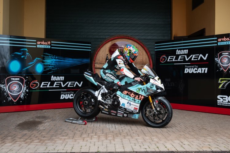 So sieht die Go Eleven Ducati von Chaz Davies aus	
