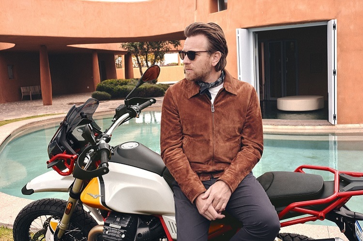 Botschafter für die Moto Guzzi V85 TT: Schauspieler und Motorradfahrer Ewan McGrogor