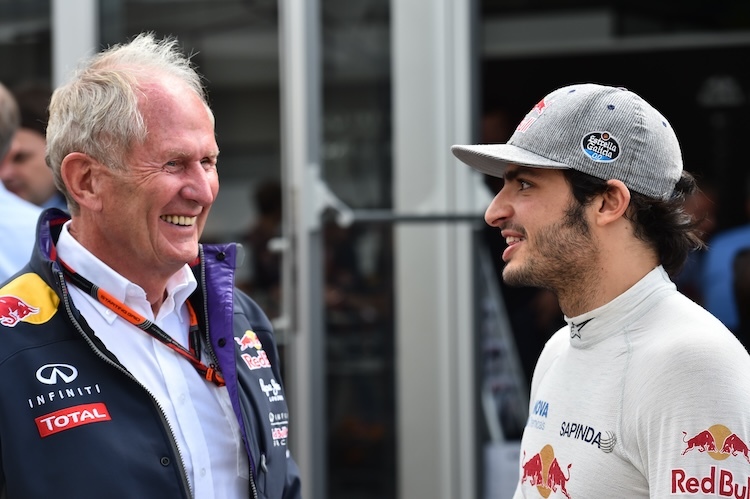 Dr. Helmut Marko und Carlos Sainz arbeiteten bis zu dessen Wechsel zu Renault zusammen